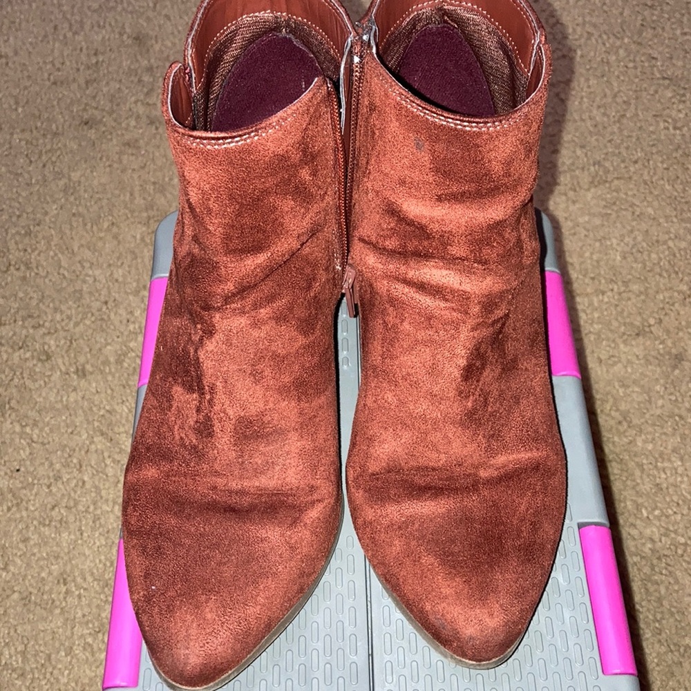 Burnt Orange booties